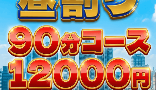 【昼割り】12:00〜16:00限定 90分12,000円